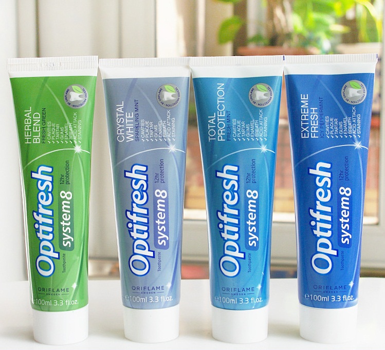 Bộ sản phẩm kem đánh răng Oriflame từ thiên nhiên bảo vệ men răng hiệu quả
